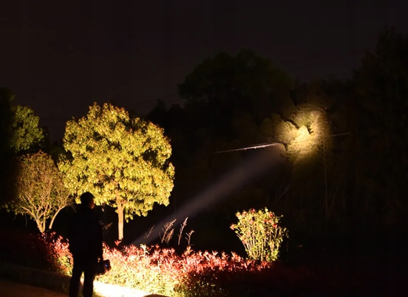 Lanterna multifunctionala, reincarcabila, power bank, 800lm, 7 moduri de luminare la 2 capete, negru [12]