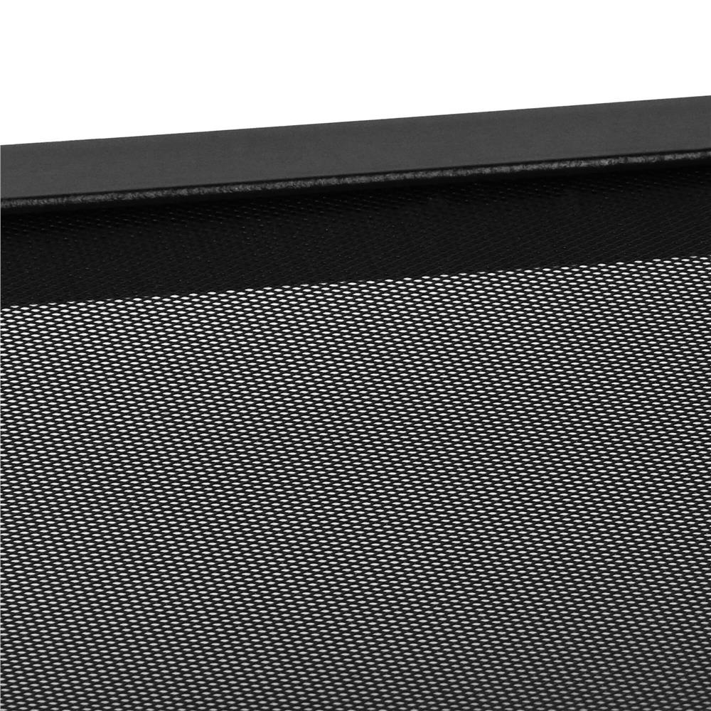 Masa de cafea patrata, noptiera cu cadru otel si polita de depozitare, 45x45x55 cm, maro rustic [8]