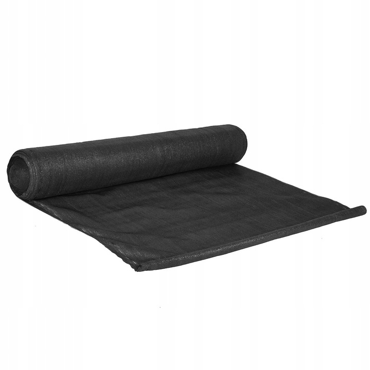 Plasa umbrire si intimitate pentru gard, 1.5m latime, 50m lungime, 140g densitate, gri [9]