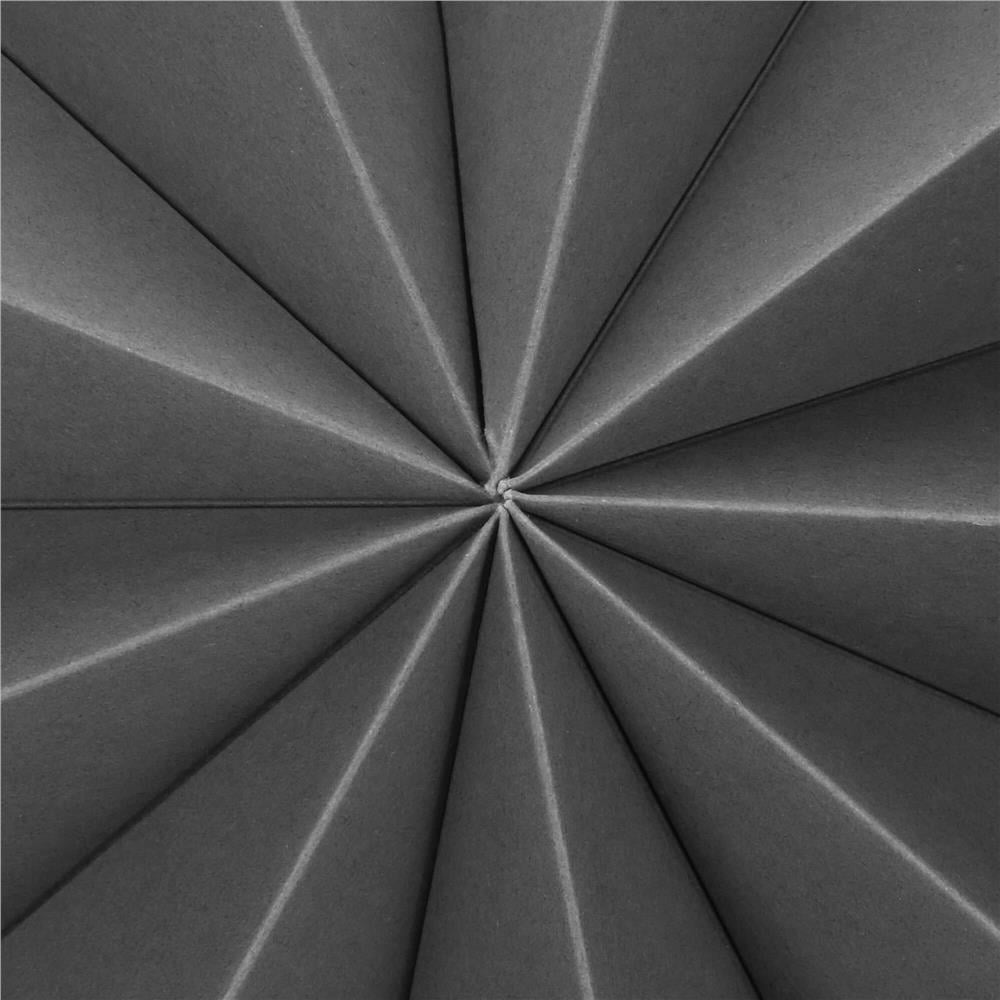 Stea decorativa 3D din hartie, cu 9 colturi, 60cm, argintie [8]