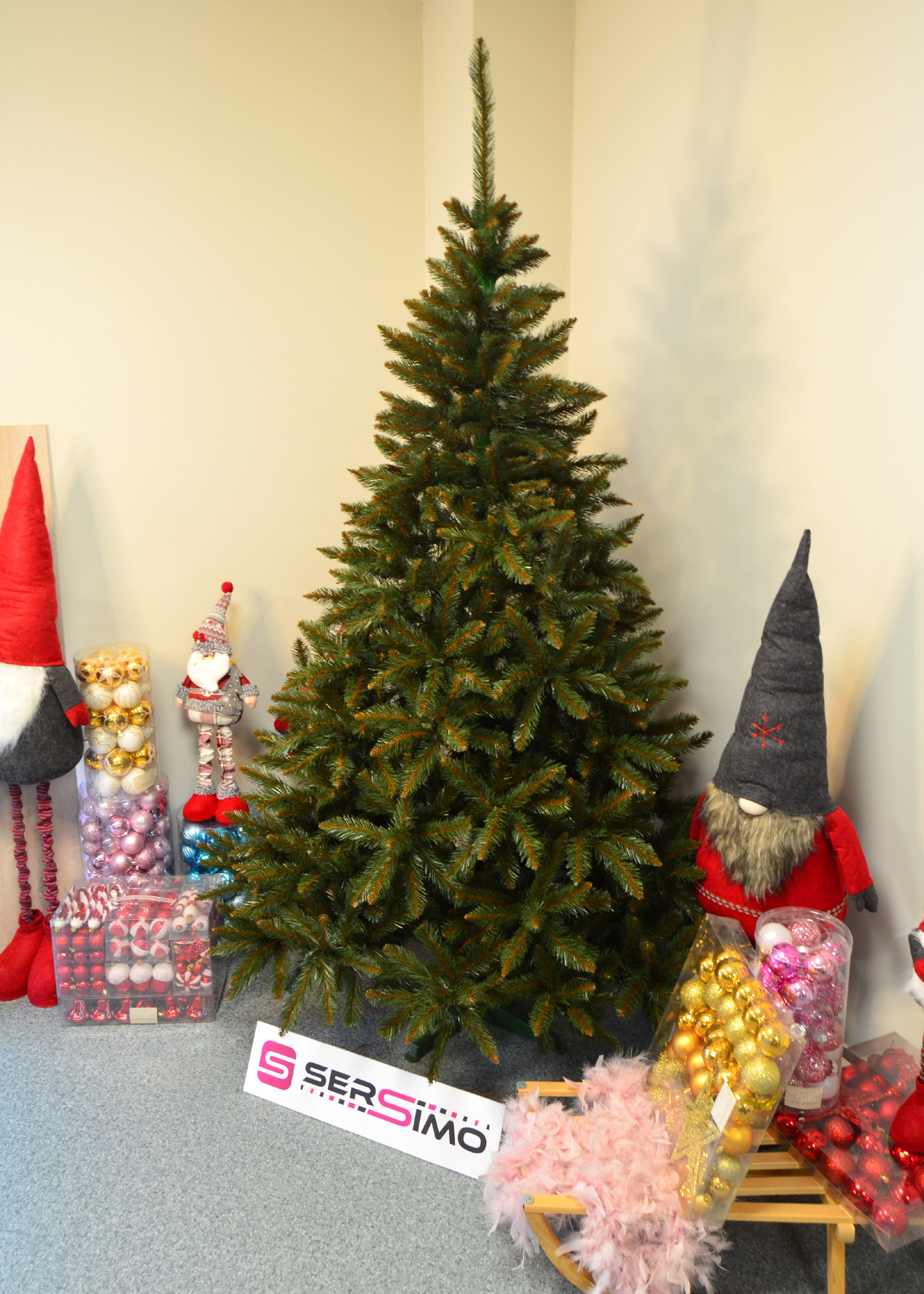 Brad artificial Christmas Deluxe by Sersimo, Royal, 220cm [27]