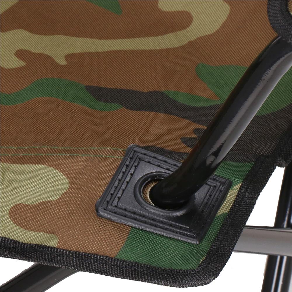 Scaun pliabil camping sau pescuit, suport pahar, 80x40x45cm, camuflaj [8]