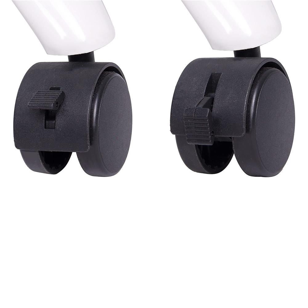 Flipchard magnetic cu picior, mobil pe role, inaltime ajustabila, 70x100cm, alb [7]