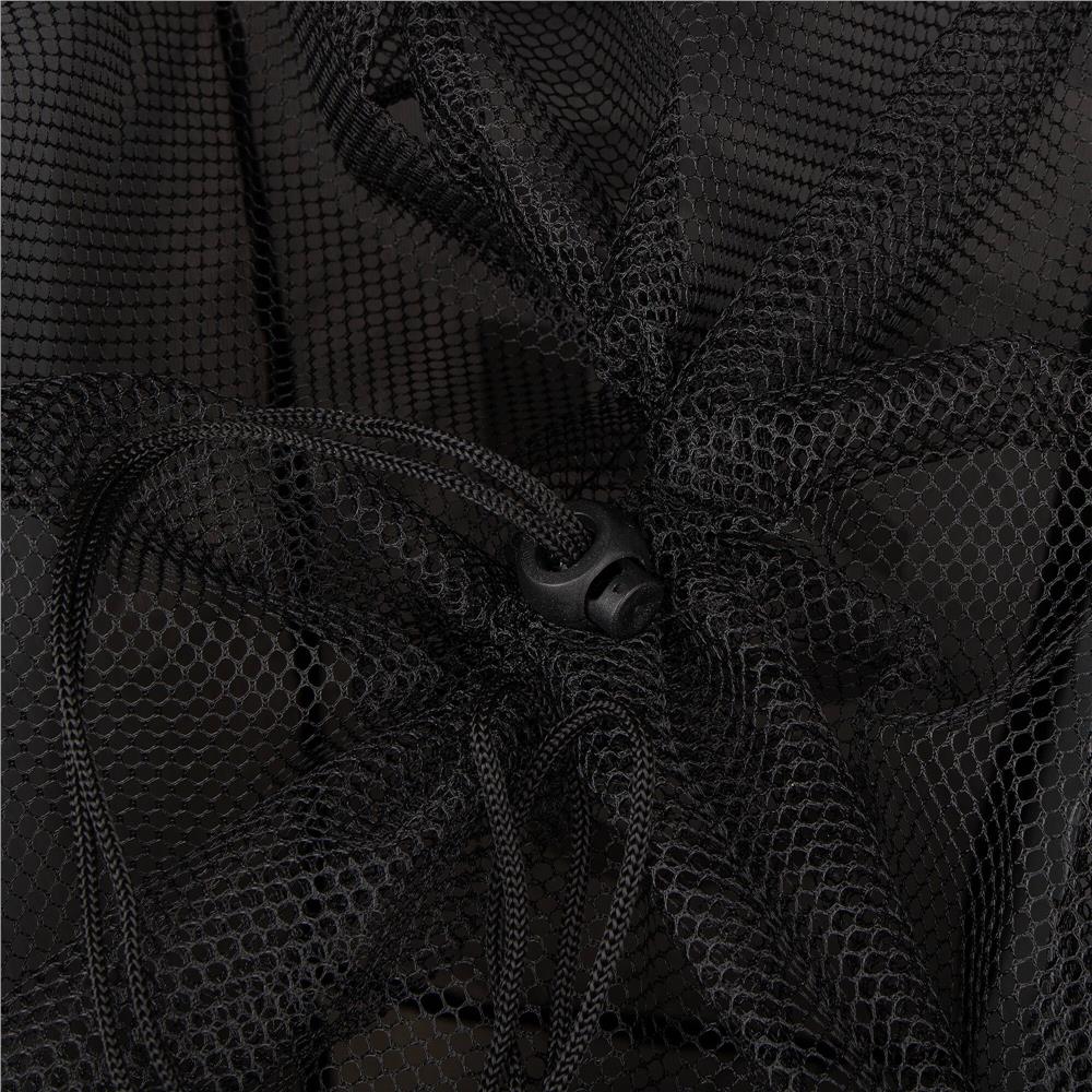 Cos de rufe cu 3 compartimente, cadru aluminiu, 68x40x60cm, 146 litri, negru [8]