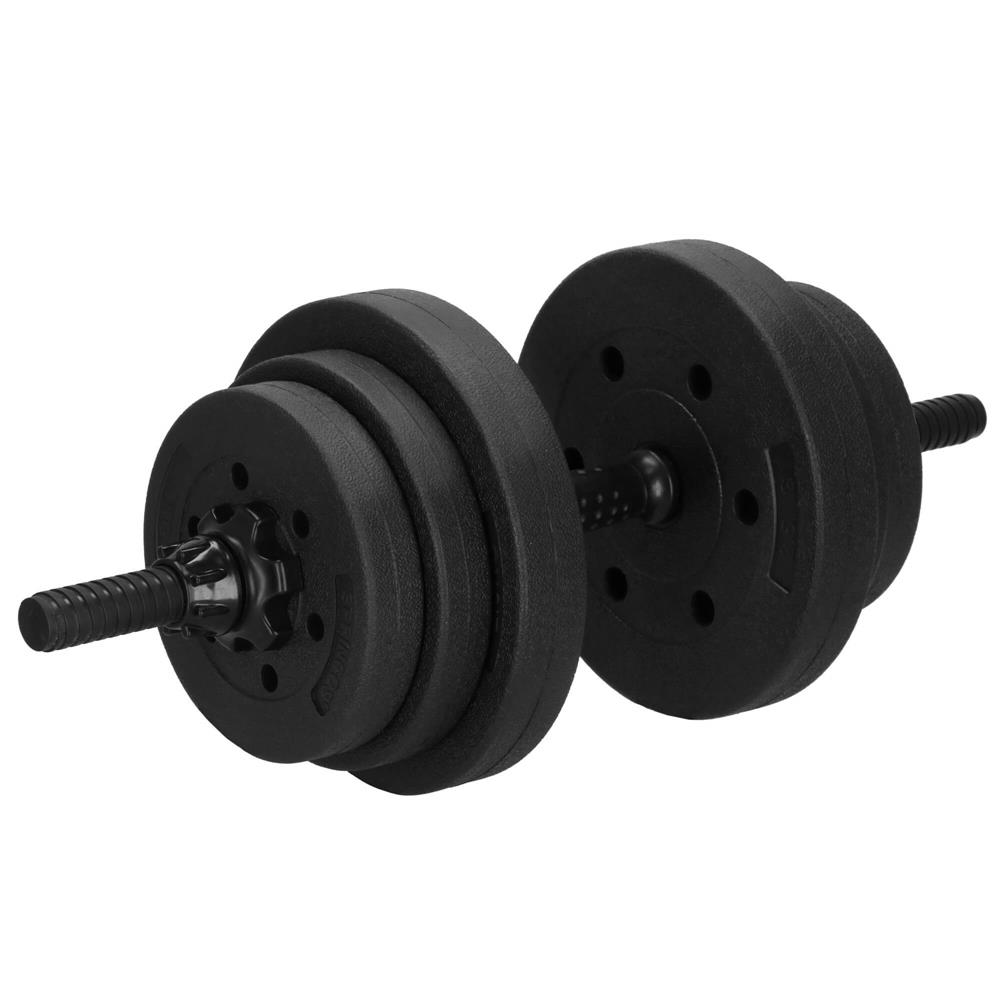 Set de greutati multifunctionale transformabil in gantere, kettlebell, haltera, total 19 kg [6]