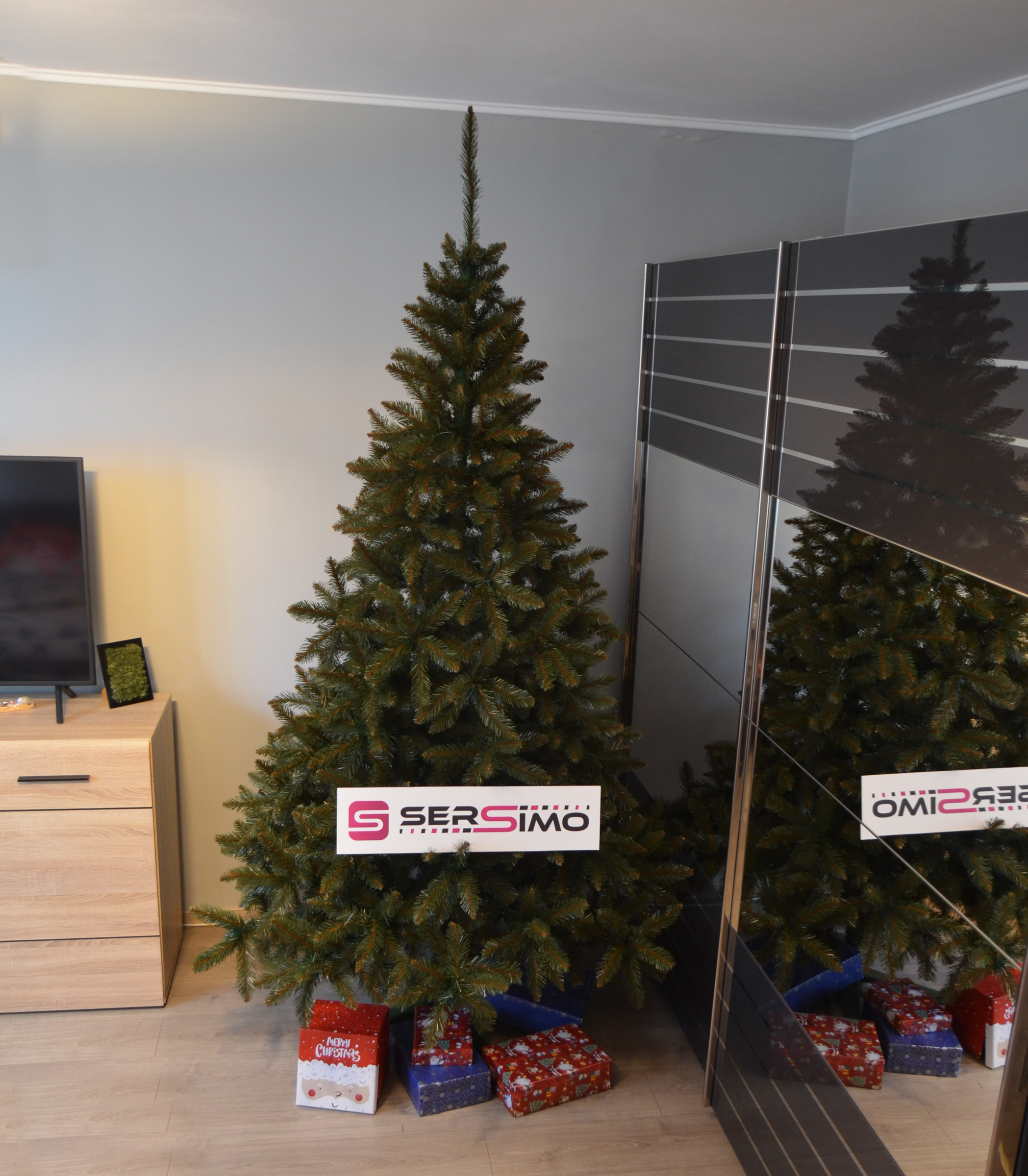 Brad artificial Christmas Deluxe by Sersimo, Royal, 240cm [4]