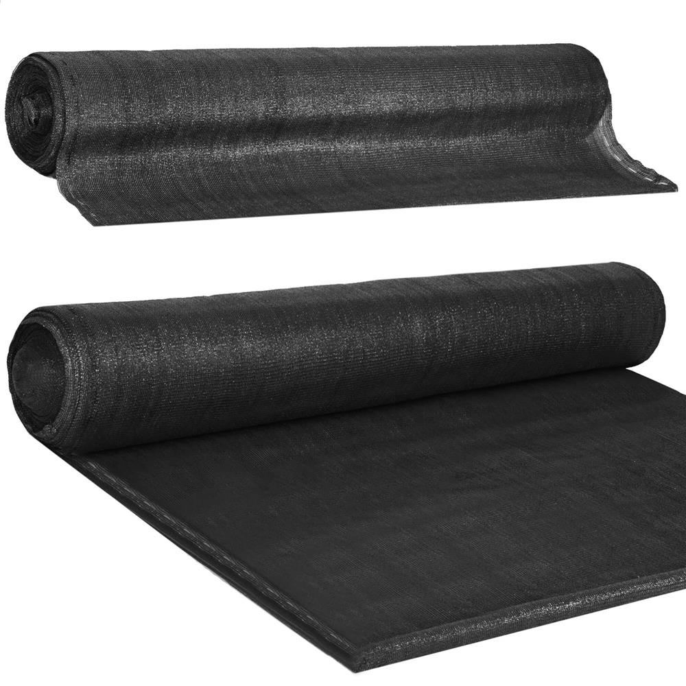 Plasa umbrire si intimitate pentru gard, 1.5m latime, 10m lungime, 140g densitate, negru [10]