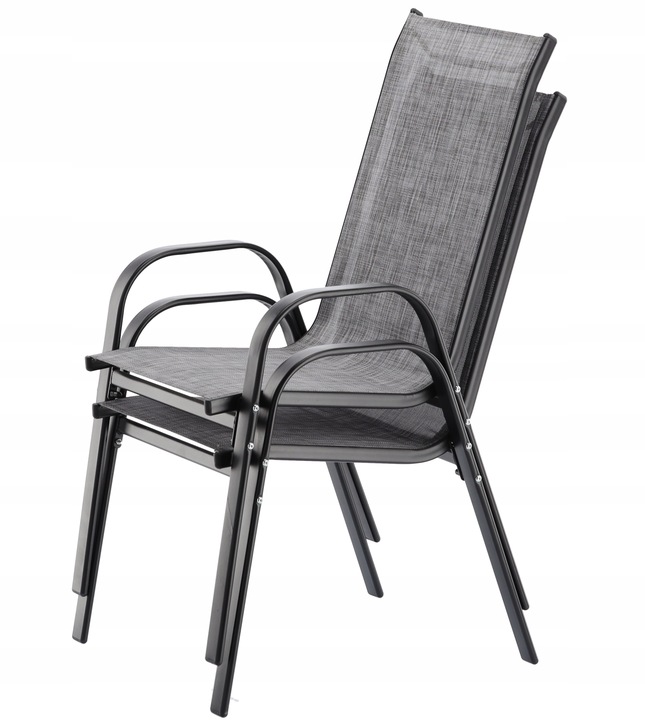 Set mobilier gradina textilene, 2 scaune, 1 canapea si 1 masa, gri deschis [10]