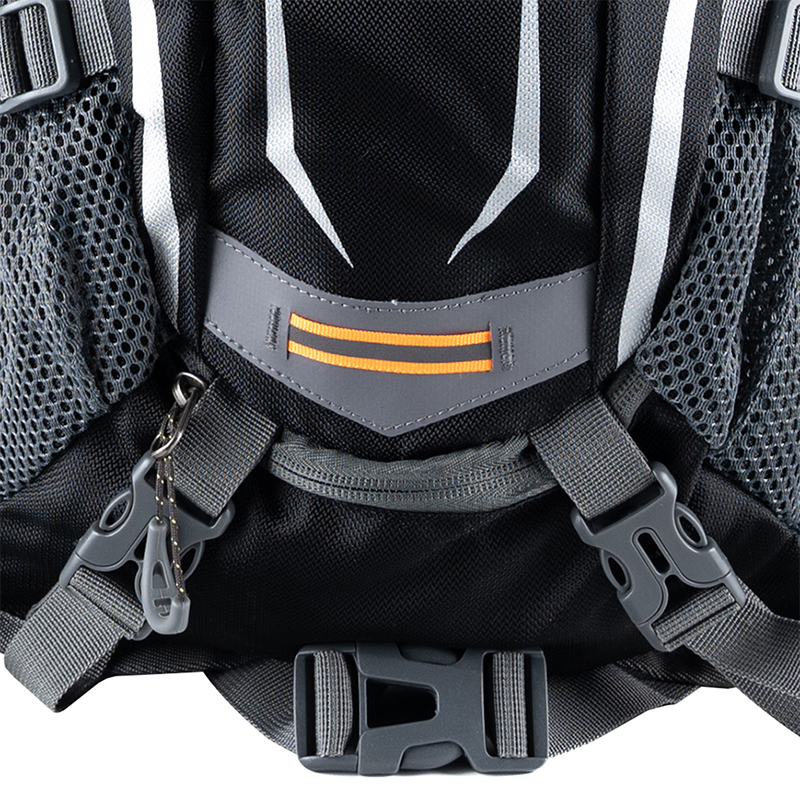 Rucsac de drumetie, gri cu elemente reflectorizante, 18litri, 45x30x15cm [8]