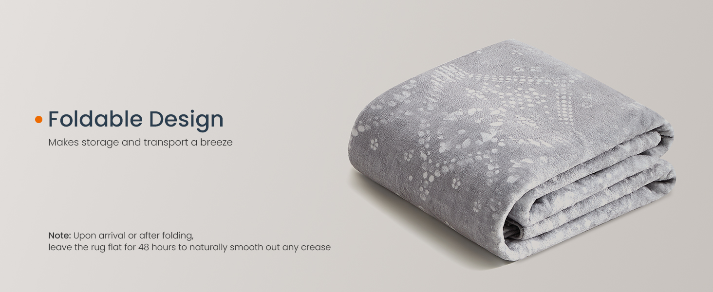 SONGMICS Covor decorativ antiderapant, stil boho, lavabil la masina, 120×170 cm, gri [9]