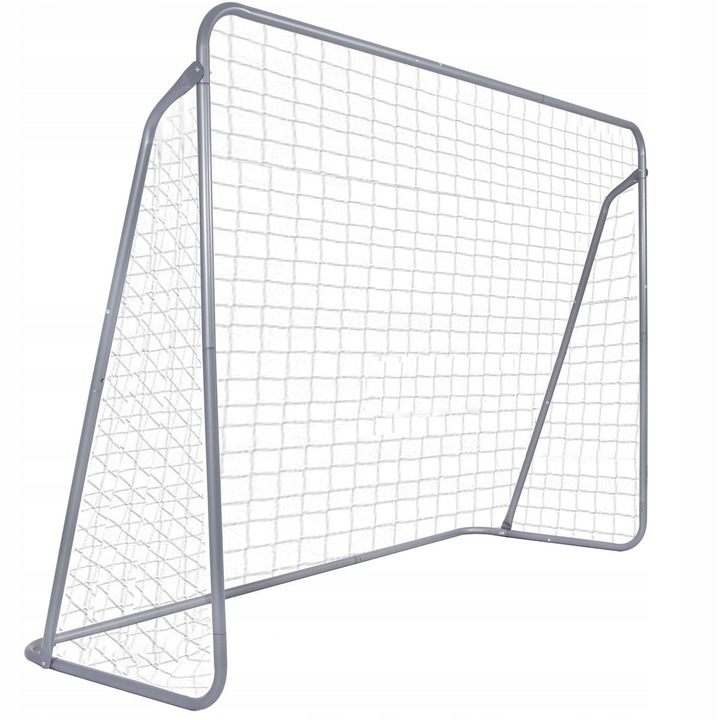 Porti de fotbal - Poarta de fotbal din otel, 170x240cm, profil 32mm, cu elemente de fixare