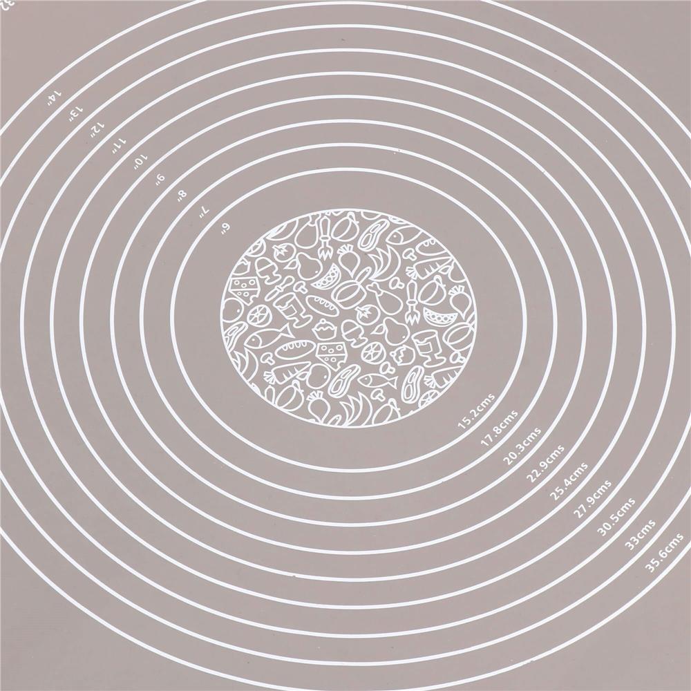 Plansa din silicon alimentar de framantat aluat, rezistenta la temperaturi ridicate, 65x45cm, gri [9]