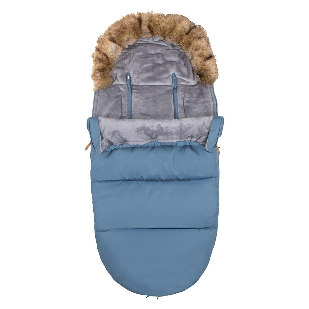 Sac iarna de bebelusi pentru carucior, marime universala, 90x45cm, albastru [12]