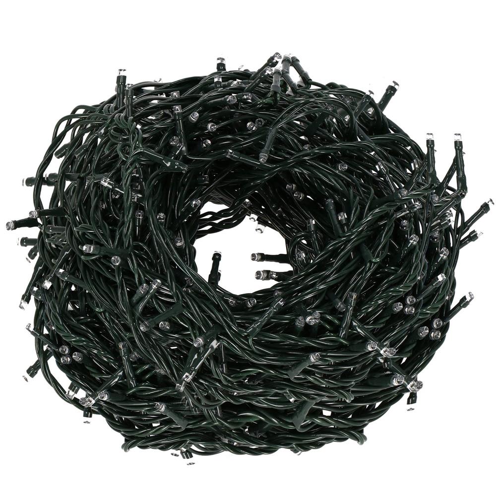 Instalatie lumini pentru bradul de Craciun, 25,5 metri, 400 LED-uri, alb [8]