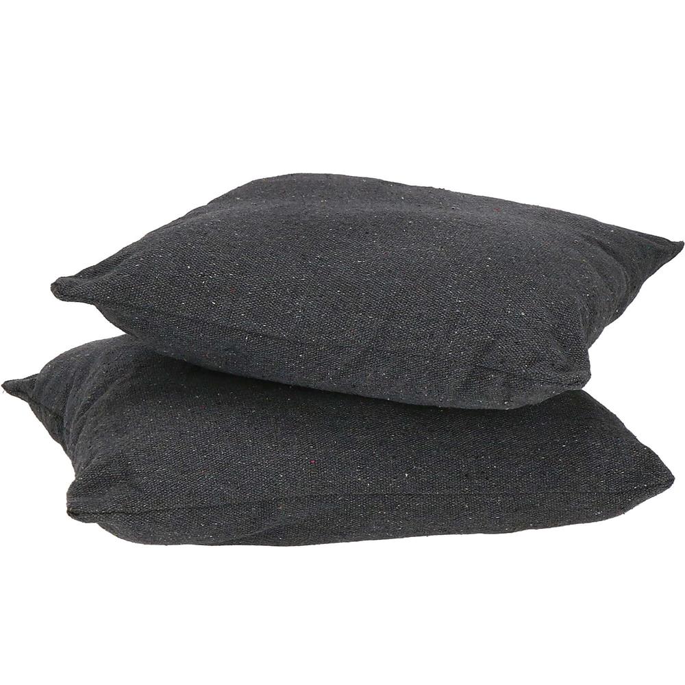 Hamac tip leagan suspendat pentru casa sau gradina HM45, gri inchis cu perne, 130x100cm, 150kg [10]