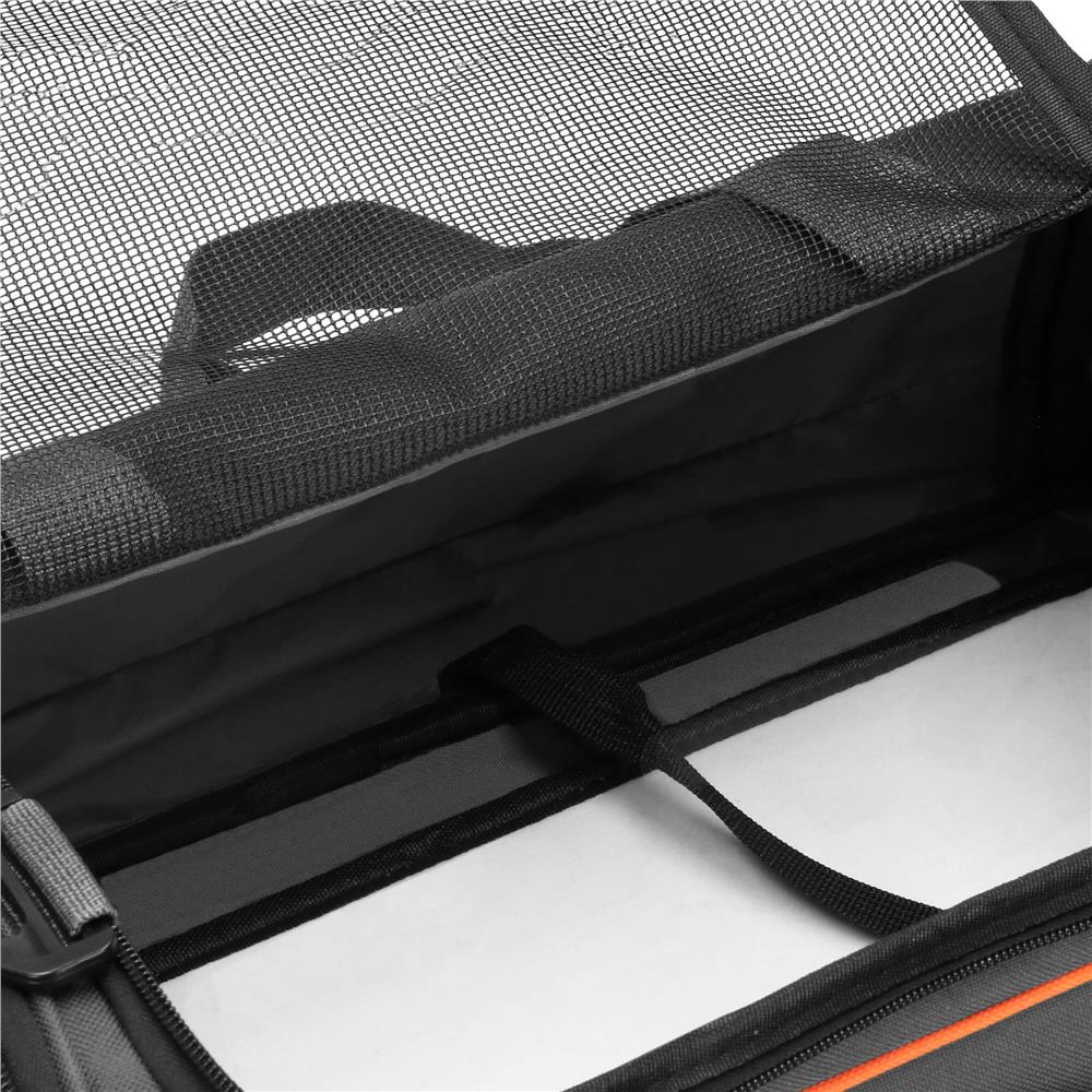 Geanta pentru transport animale mici-medii, pentru caine si pisica, pliabila, 24x48x33 cm, gri [9]