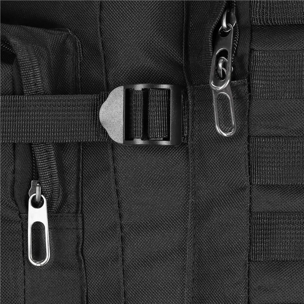 Rucsac drumetie de capacitate mare, 60L, compartimentat, hamuri reglabile, negru [9]