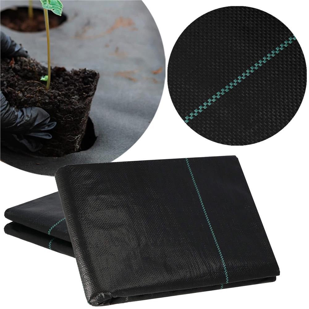 Folie agrotextil, mulcire, antiburuieni, filtru UV, 10 x 3.2metri, 90g/m2, negru [3]