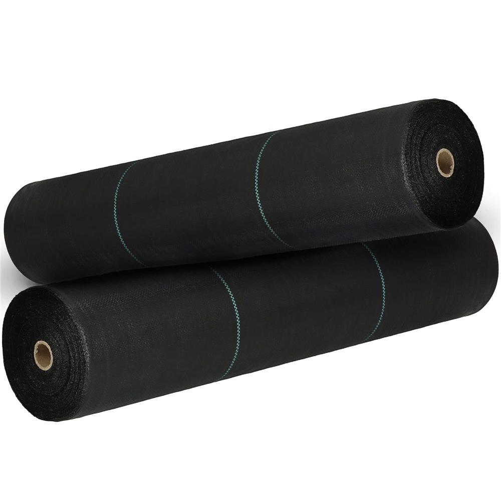 Folie agrotextil, mulcire, antiburuieni, filtru UV, 10 x 1.1metri, 90g/m2, negru [14]