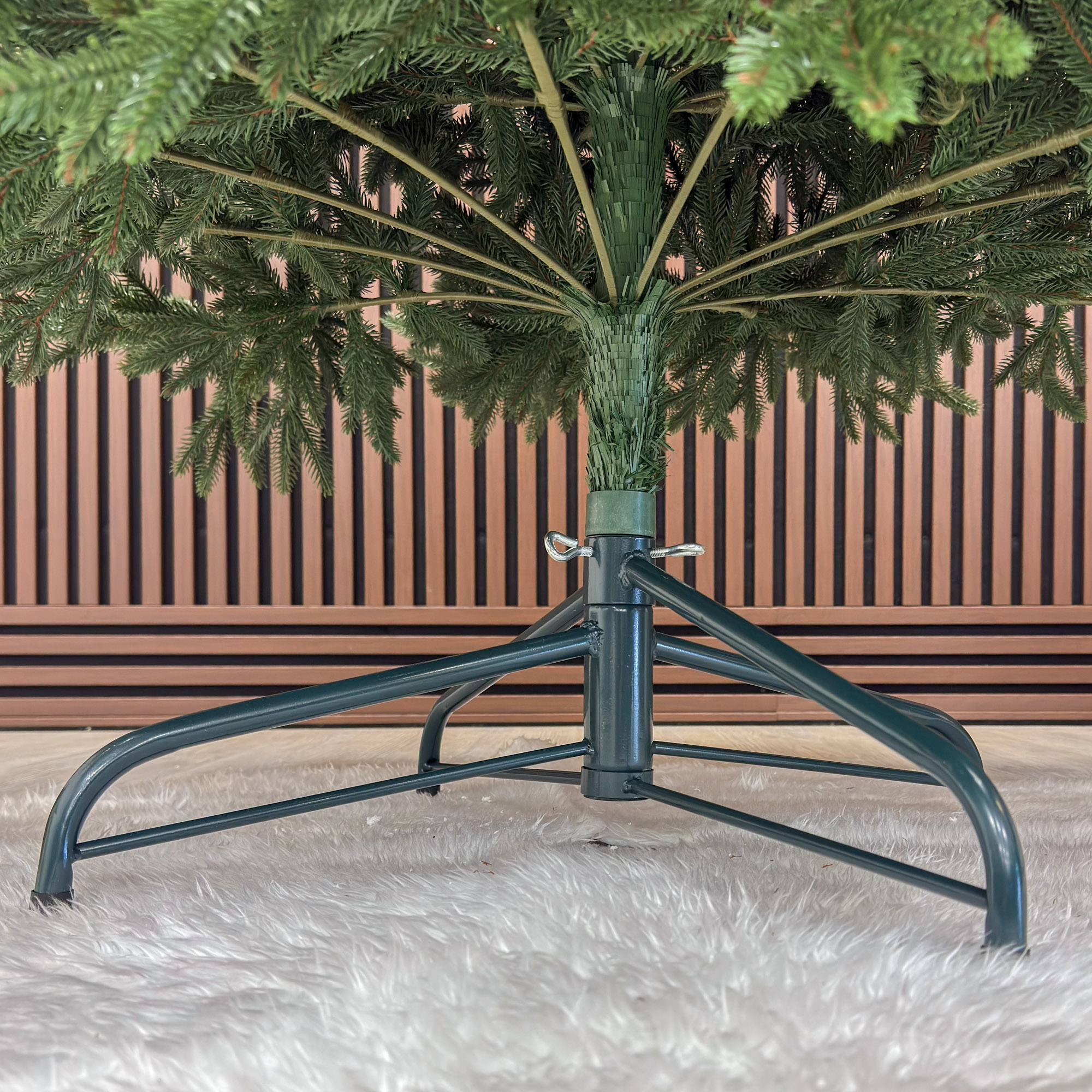 Brad artificial Christmas Deluxe by Sersimo, Alpine, verde, integral 3D, 210 cm [8]