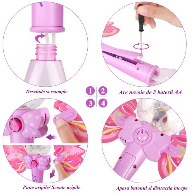 Bagheta de facut baloane, , cu lumini si sunete model 1 [6]