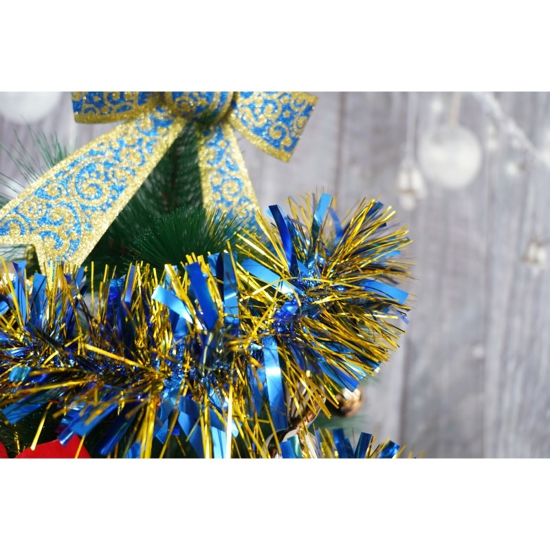 Beteala Craciun, , albastru, marimea: 2 m x 11 cm material:folie PVC, interior/exterior [10]