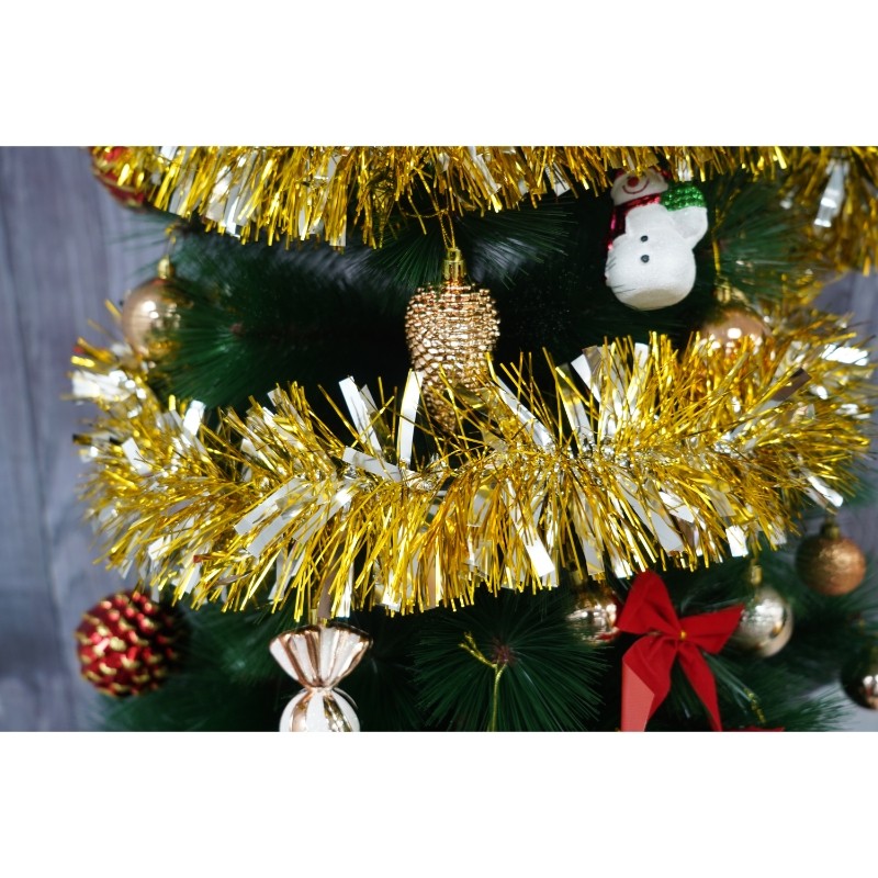 Beteala Craciun, , argintiu, marimea: 2 m x 11 cm material:folie PVC, interior/exterior [9]