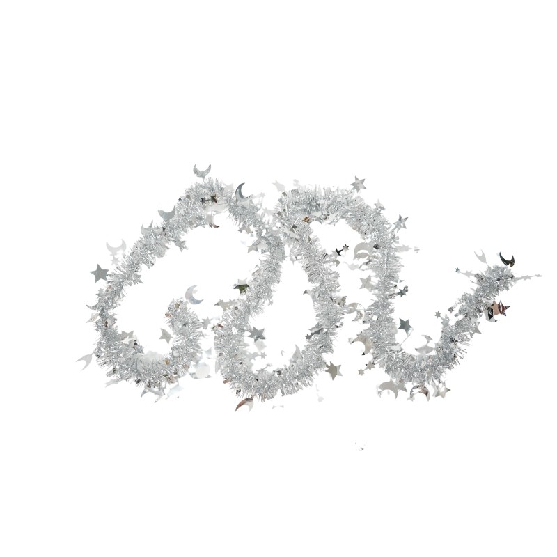 Beteala Craciun - Beteala Craciun, , argintiu, marimea: 2 m x 9 cm x 5 cm material:folie PVC, interior/exterior