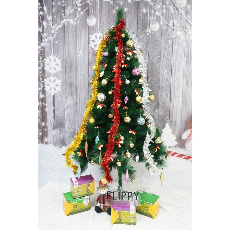 Beteala Craciun, , argintiu, marimea: 2 m x 9 cm x 5 cm material:folie PVC, interior/exterior [11]