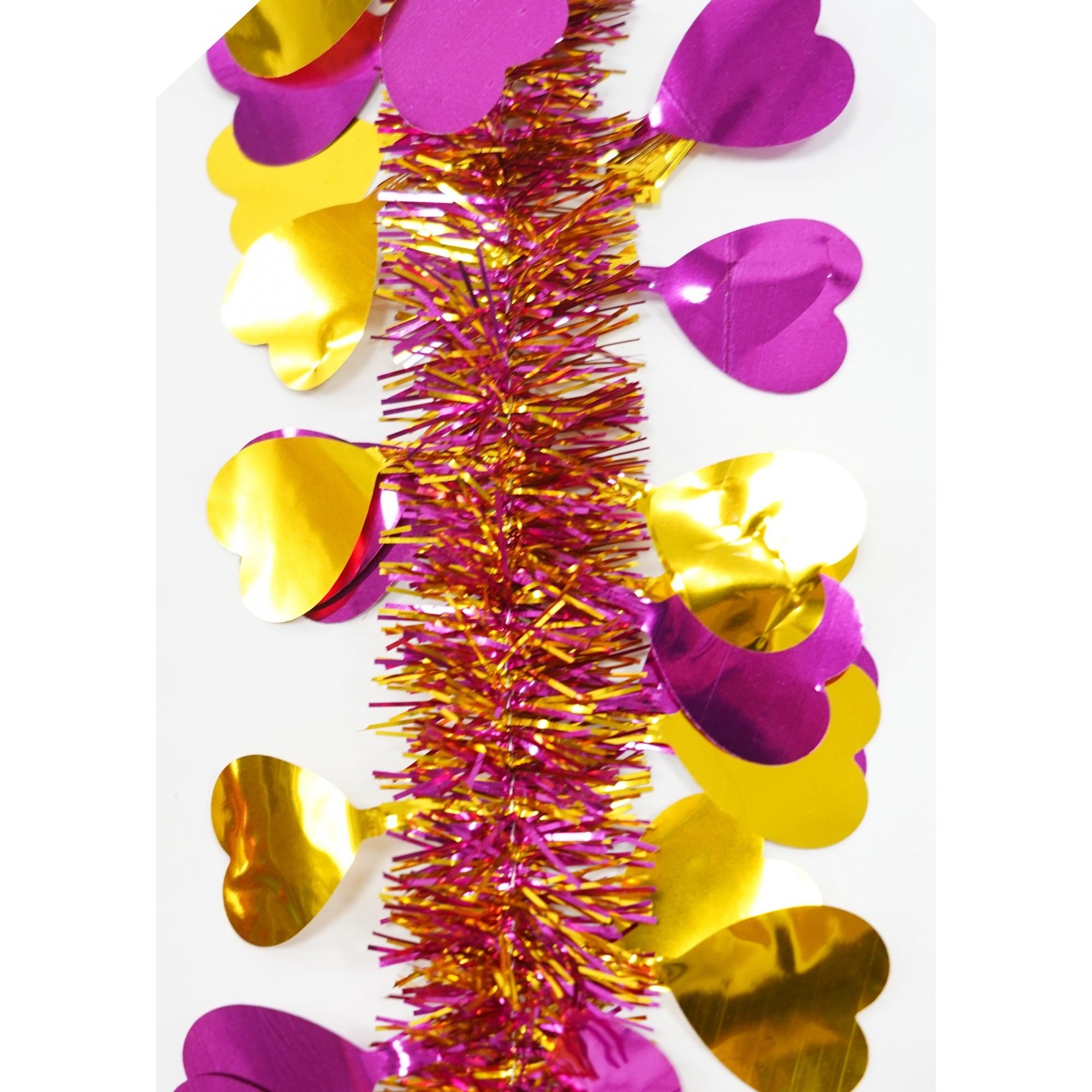 Beteala Craciun, , auriu, marimea: 2 m x 9 cm x 9 cm material:folie PVC, interior/exterior [4]