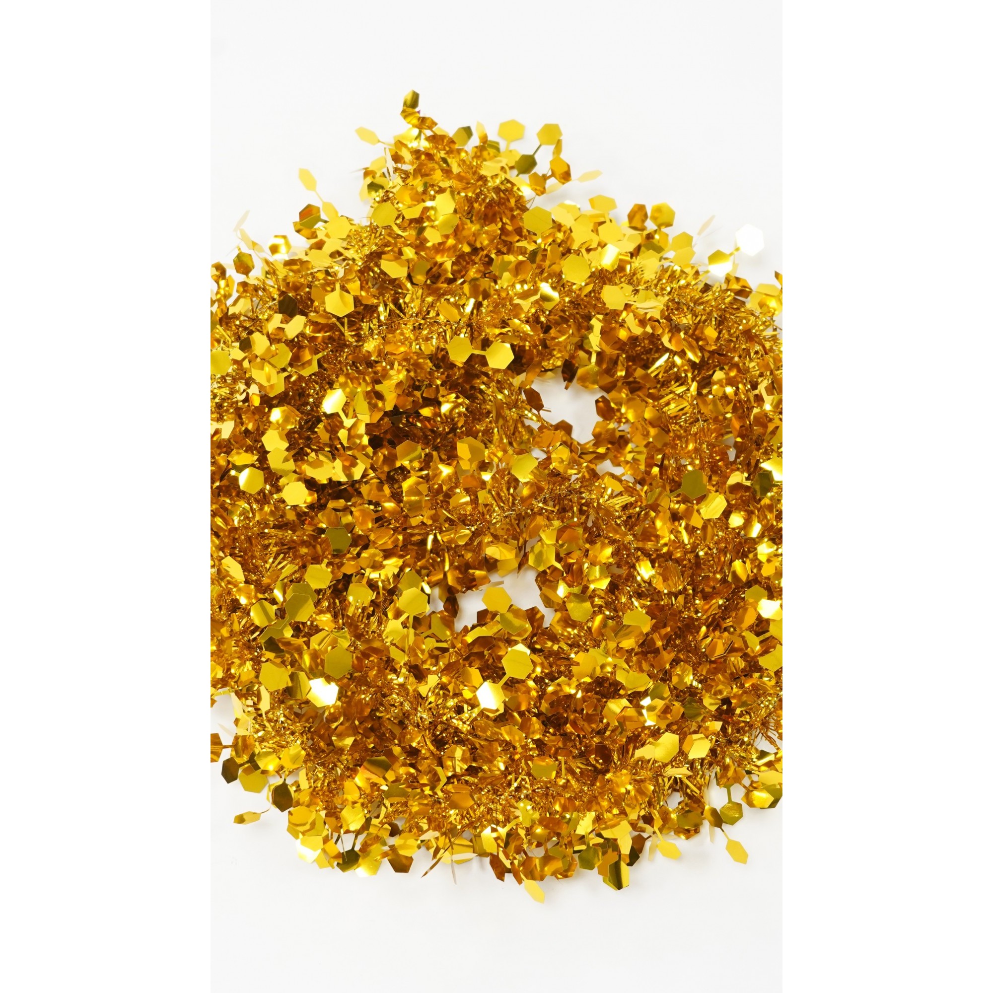 Beteala Craciun, , galben, marimea: 2 m x 9 cm material:folie PVC, interior/exterior [4]