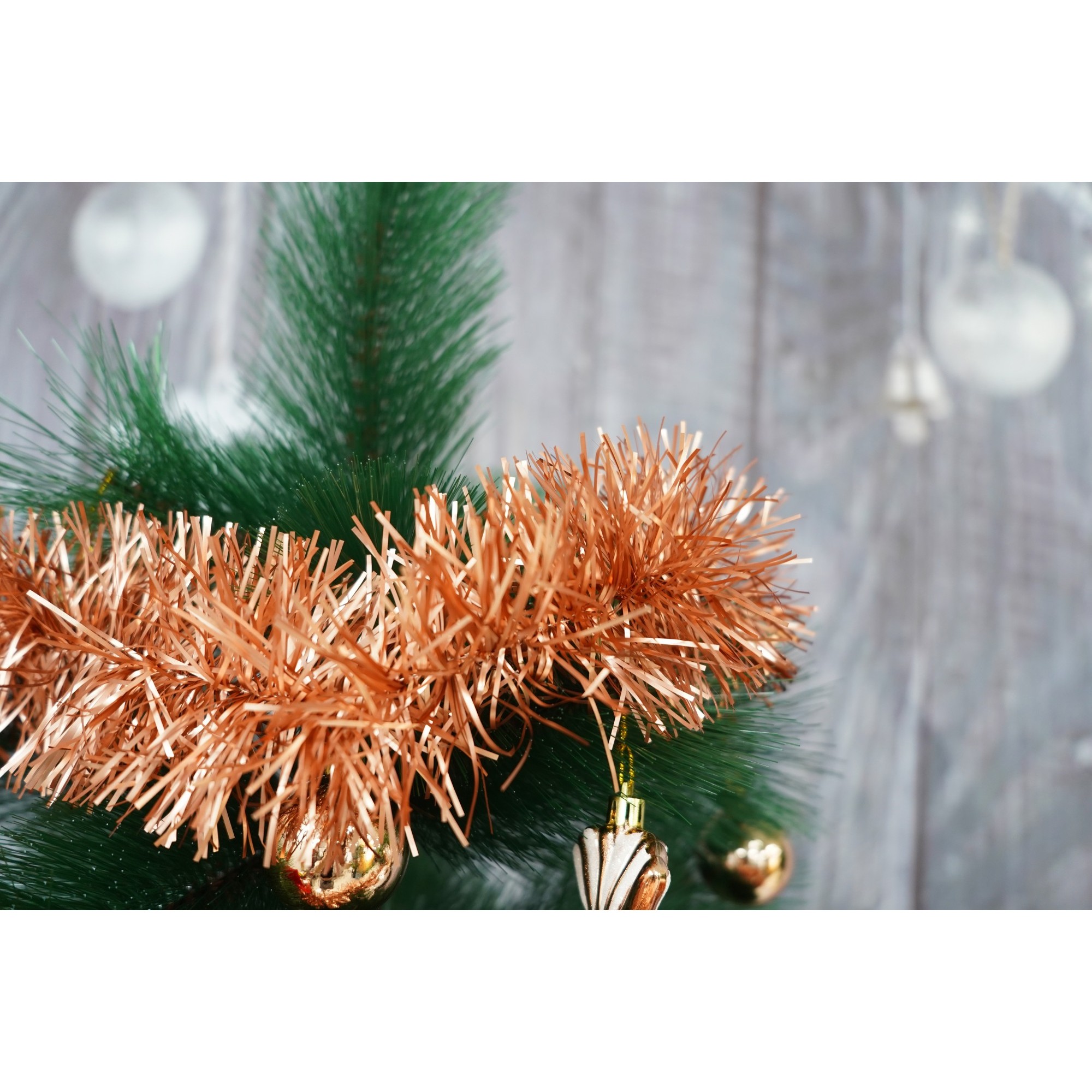 Beteala Craciun, , portocale, marimea: 2 m x 9 cm material:folie PVC, interior/exterior [2]