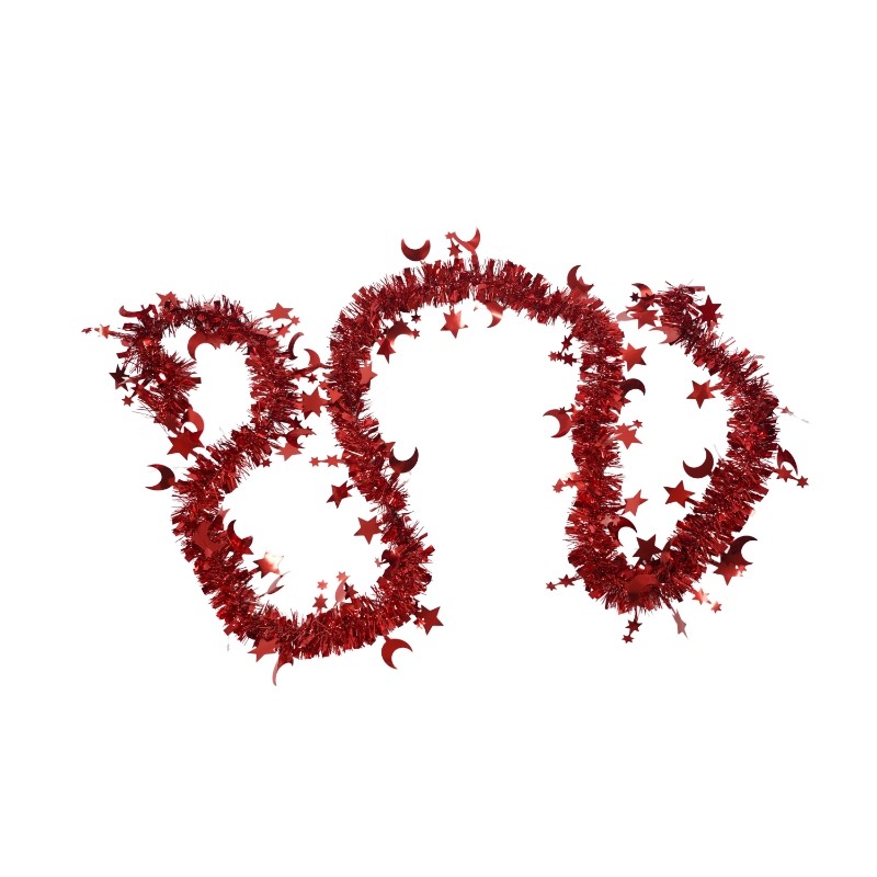 Beteala Craciun - Beteala Craciun, , roșu, marimea: 2 m x 9 cm x 5 cm material:folie PVC, interior/exterior