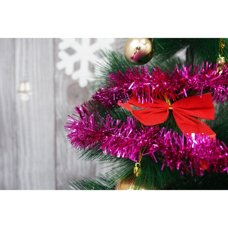 Beteala Craciun, , roz, marimea: 2 m x 5 cm material:folie PVC, interior/exterior [10]