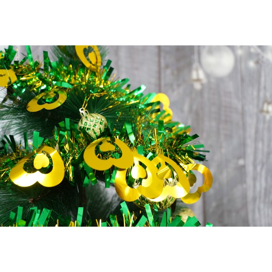 Beteala Craciun, , verde, marimea: 2 m x 11 cm x 9 cm material:folie PVC, interior/exterior [10]