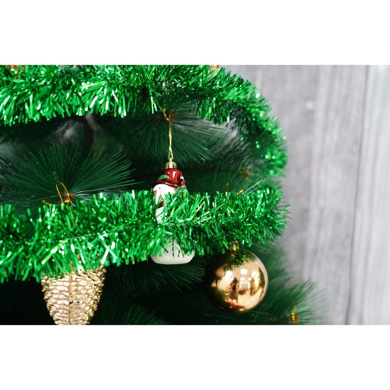 Beteala Craciun, , verde, marimea: 2 m x 5 cm material:folie PVC, interior/exterior [10]