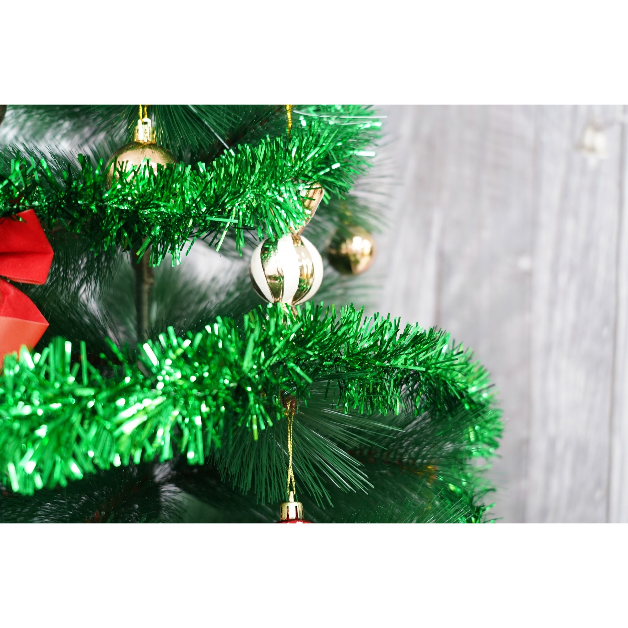 Beteala Craciun, , verde, marimea: 2 m x 5 cm material:folie PVC, interior/exterior [3]