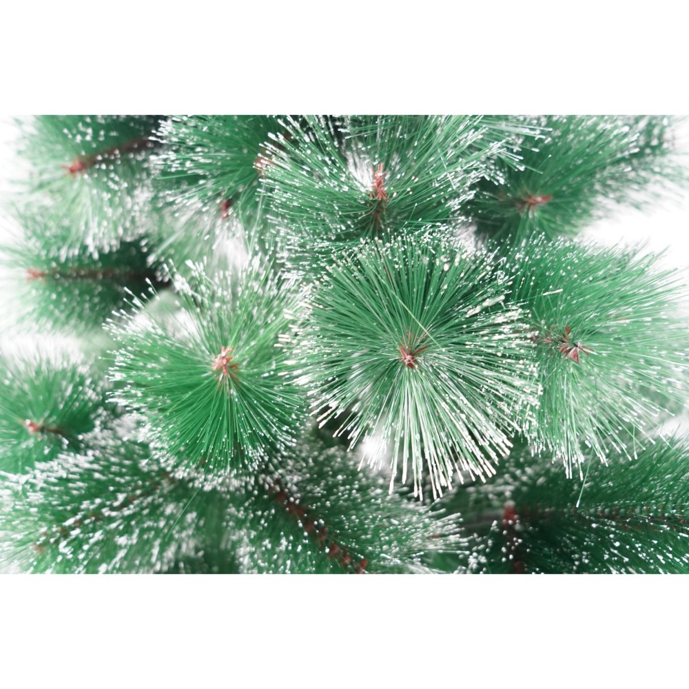 Brad artificial de Craciun tip pin nins, pentru interior/exterior, inaltime 150 cm, , verde, suport metalic inclus [3]