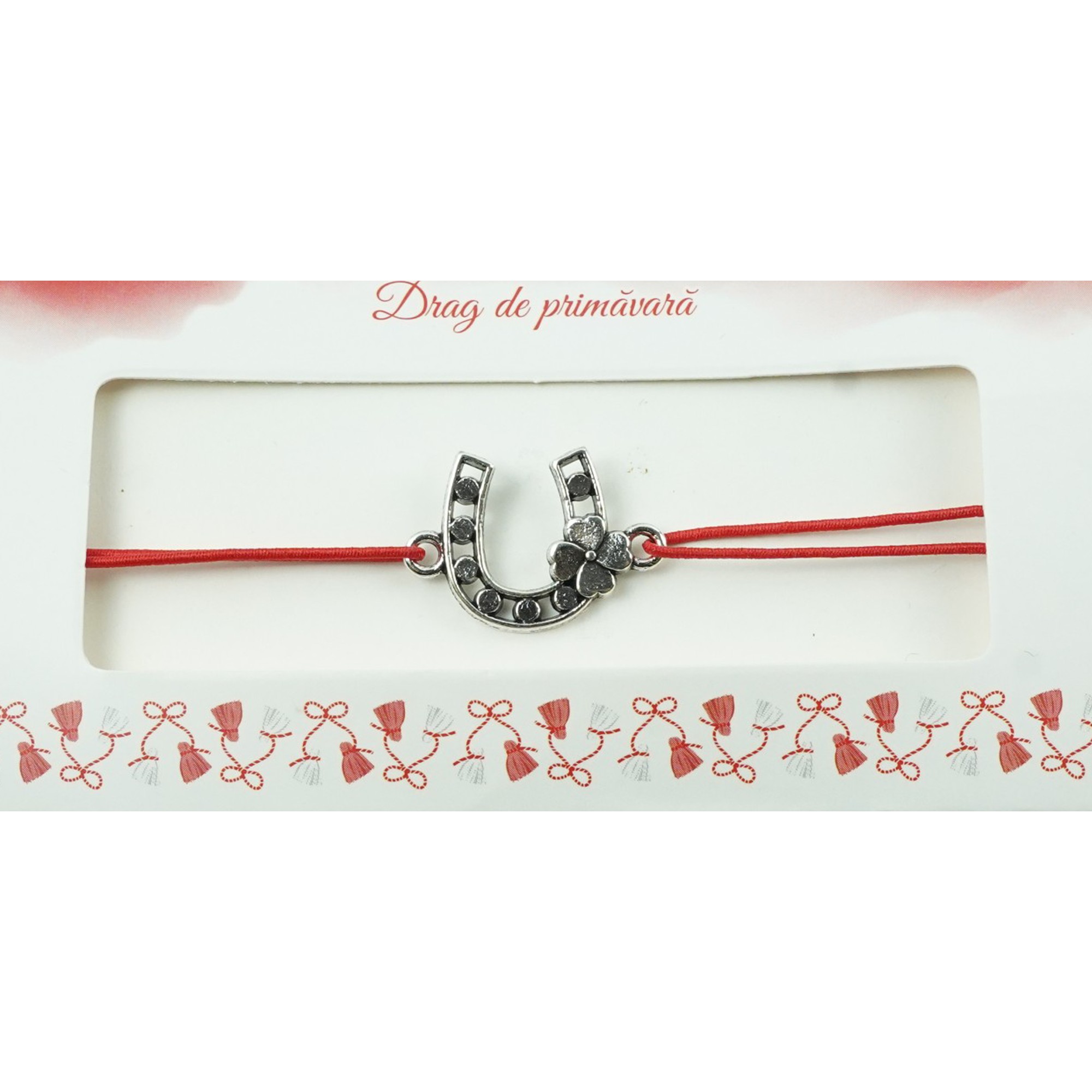 ✨TOATE PRODUSELE✨ - Bratara Jolie cu 2 Noduri Elastica Potcoava cu trifoi