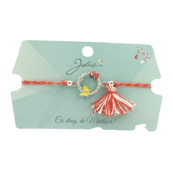 Martisor Bratara cu Ciucure - Bratara cu Ciucure Cerc cu Pietre