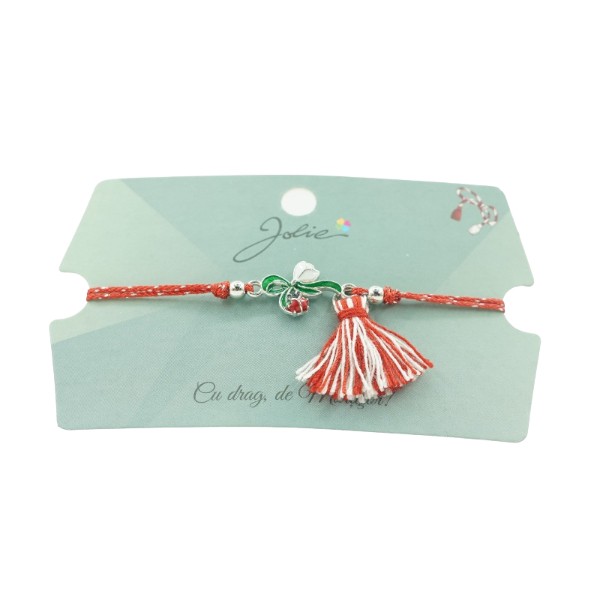 Martisor Bratara cu Ciucure - Bratara cu Ciucure Ghiocel si Gargarita