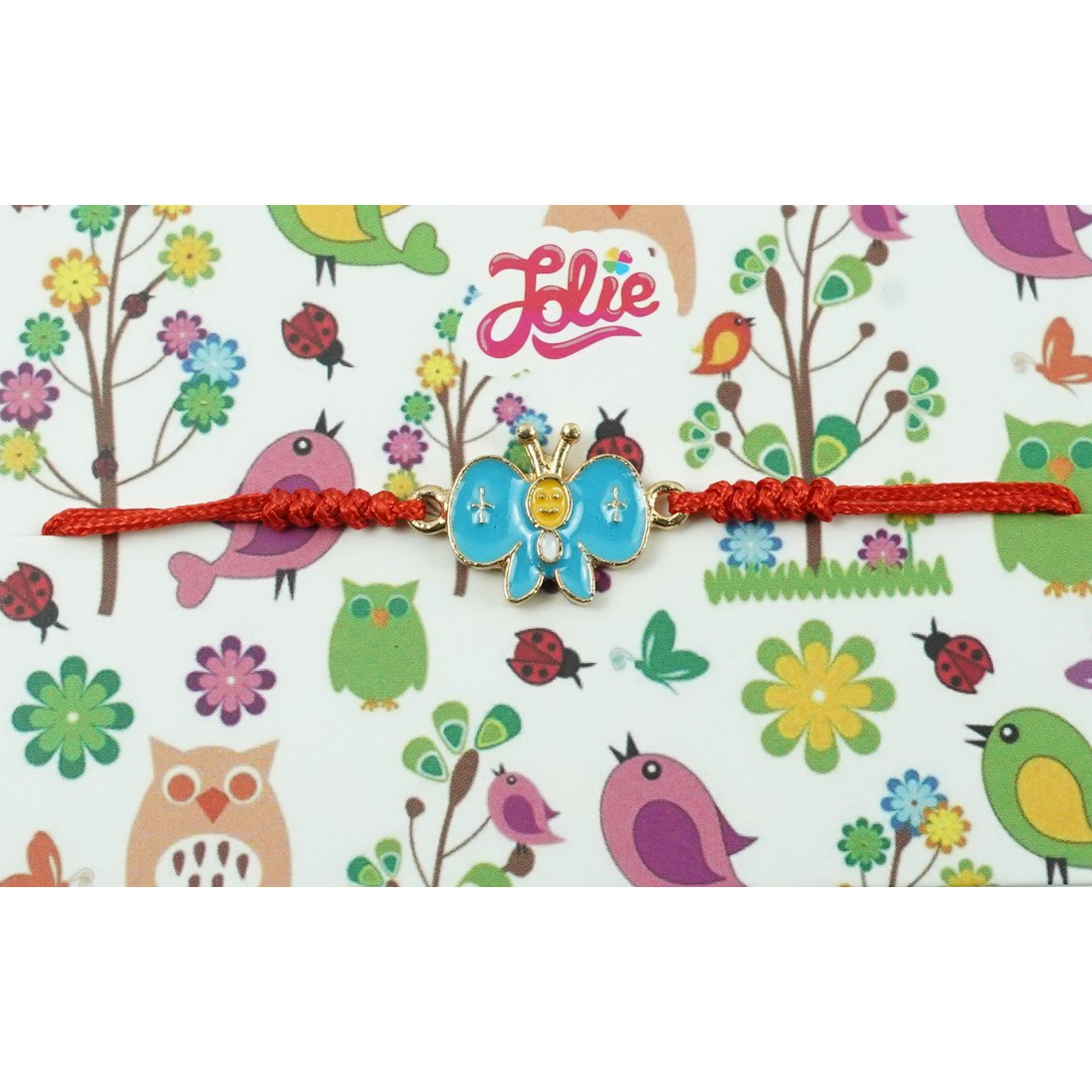 Martisor Bratara Copii - Bratara Jolie cu Impletitura pentru Copii Fluturas Email