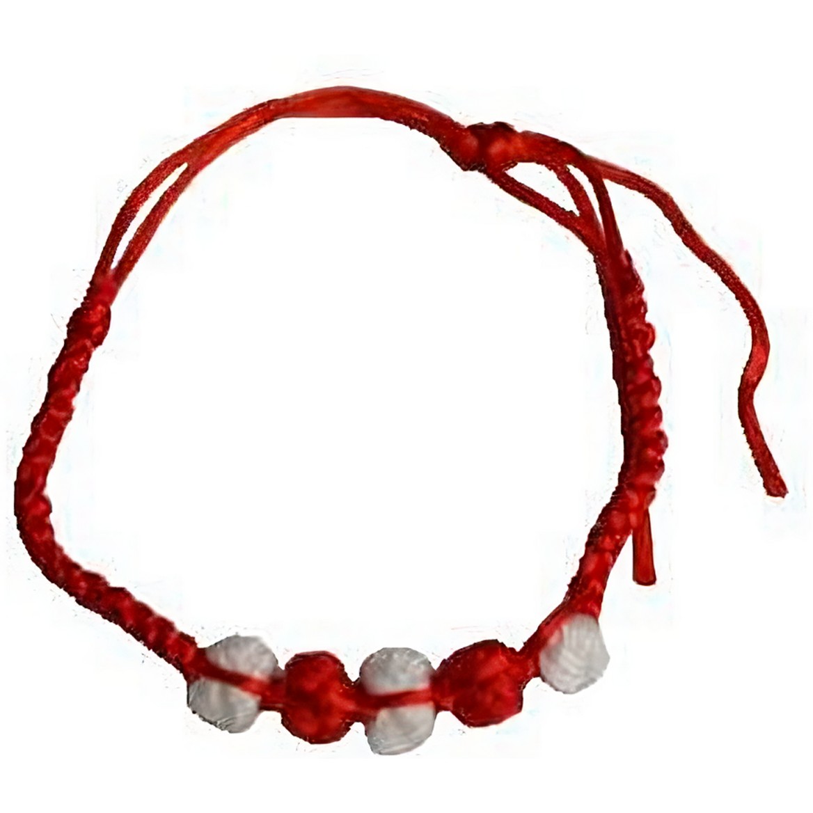 Bratari Diverse - Bratara Handmade Jolie Alb-Rosu