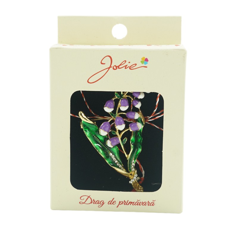 Martisor Brosa Medie - Brosa Multicolora Lacramioare