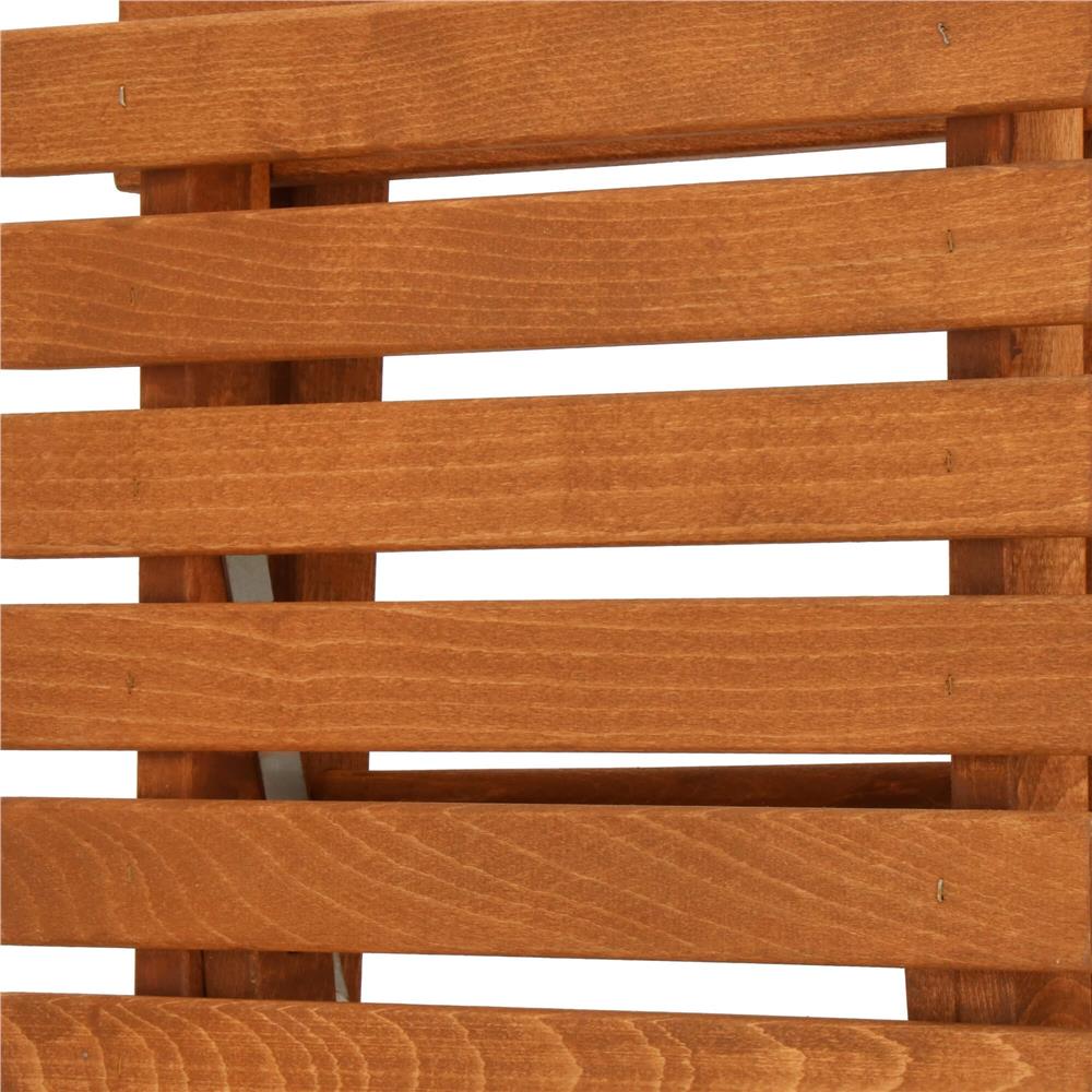 Set mobilier balcon sau terasa din lemn de fag, pliabil, masa 52x51x65 cm si 2 scaune, maro [27]