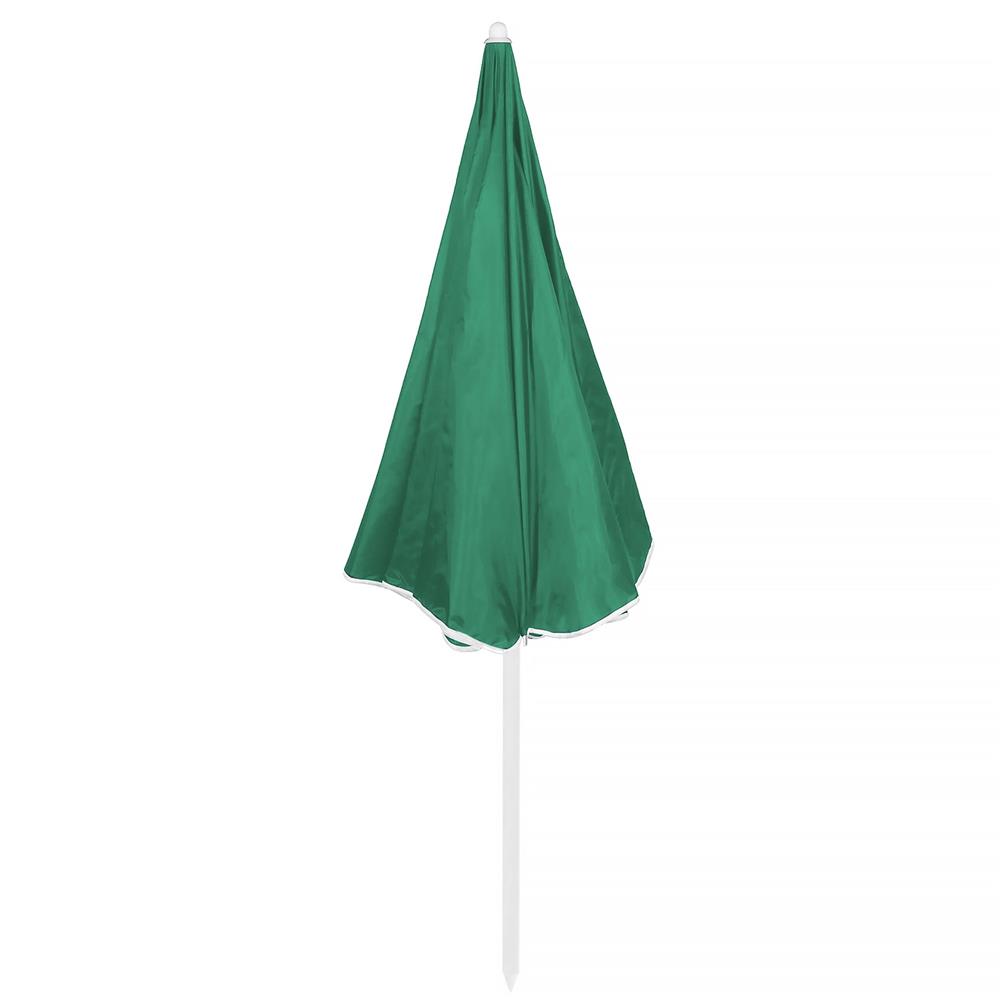 Umbrela de plaja pliabila cu inclinare reglabila, diametru 160 cm, verde [12]