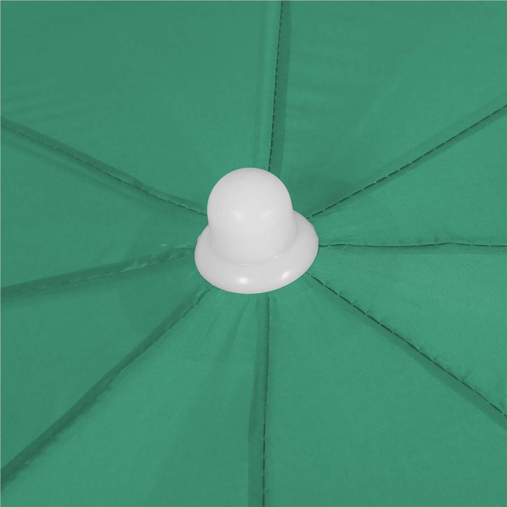 Umbrela de plaja pliabila cu inclinare reglabila, diametru 160 cm, verde [7]