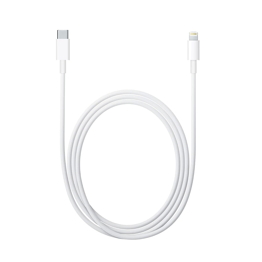 Cablu de date si de incarcare Apple, USB Tip-C-Lightning, 1 metru, , Alb [1]
