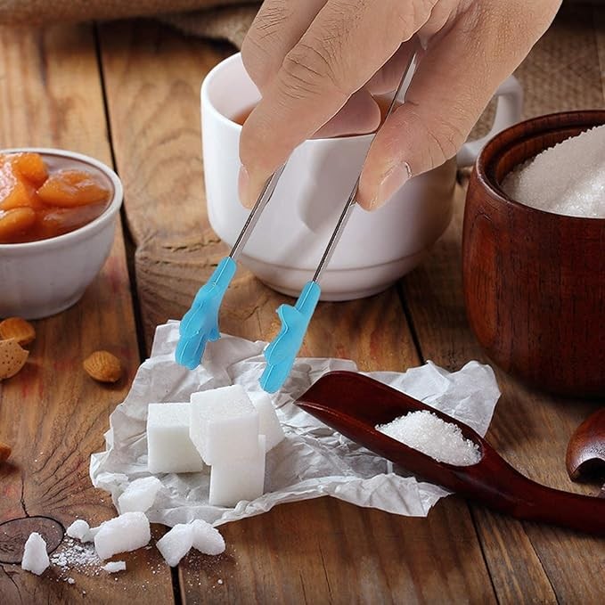 Cleste Creativ pentru Mancare, , Model Manute din Silicon, 14.5x3 cm, Rezistent la Temperaturi Inalte si Coroziune, Albastru [7]