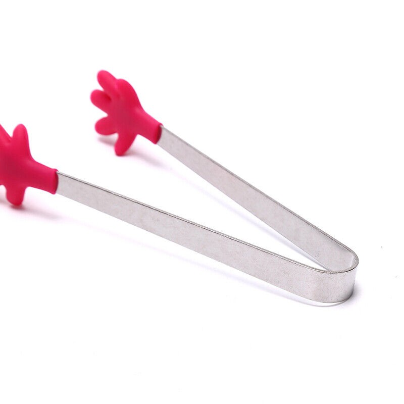 Cleste Creativ pentru Mancare, , Model Manute din Silicon, 14.5x3 cm, Rezistent la Temperaturi Inalte si Coroziune, Rosu [3]